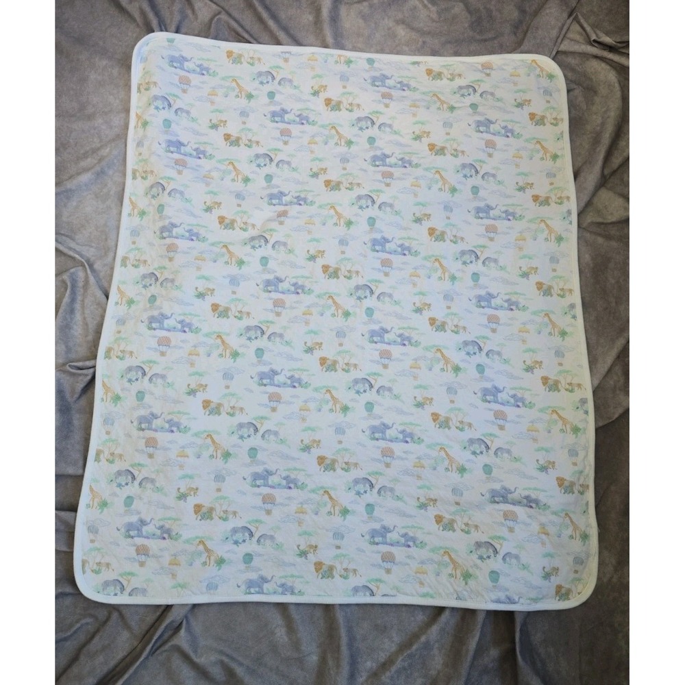 Janie And Jack Safari Pastel Baby Blanket Jet Ivory Friends Toile